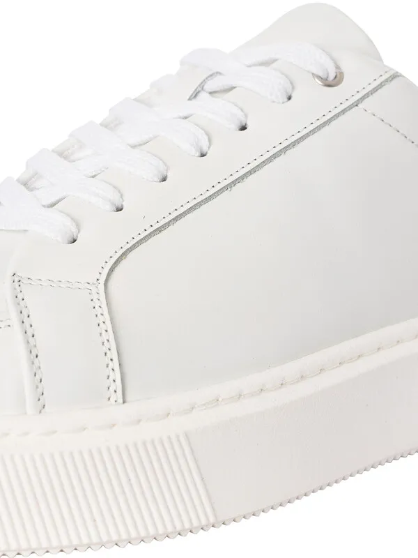 CAPO Essential Leather Trainers - White