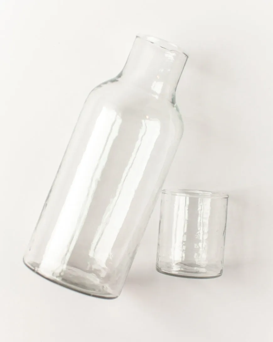 Clear Glass Carafe Set