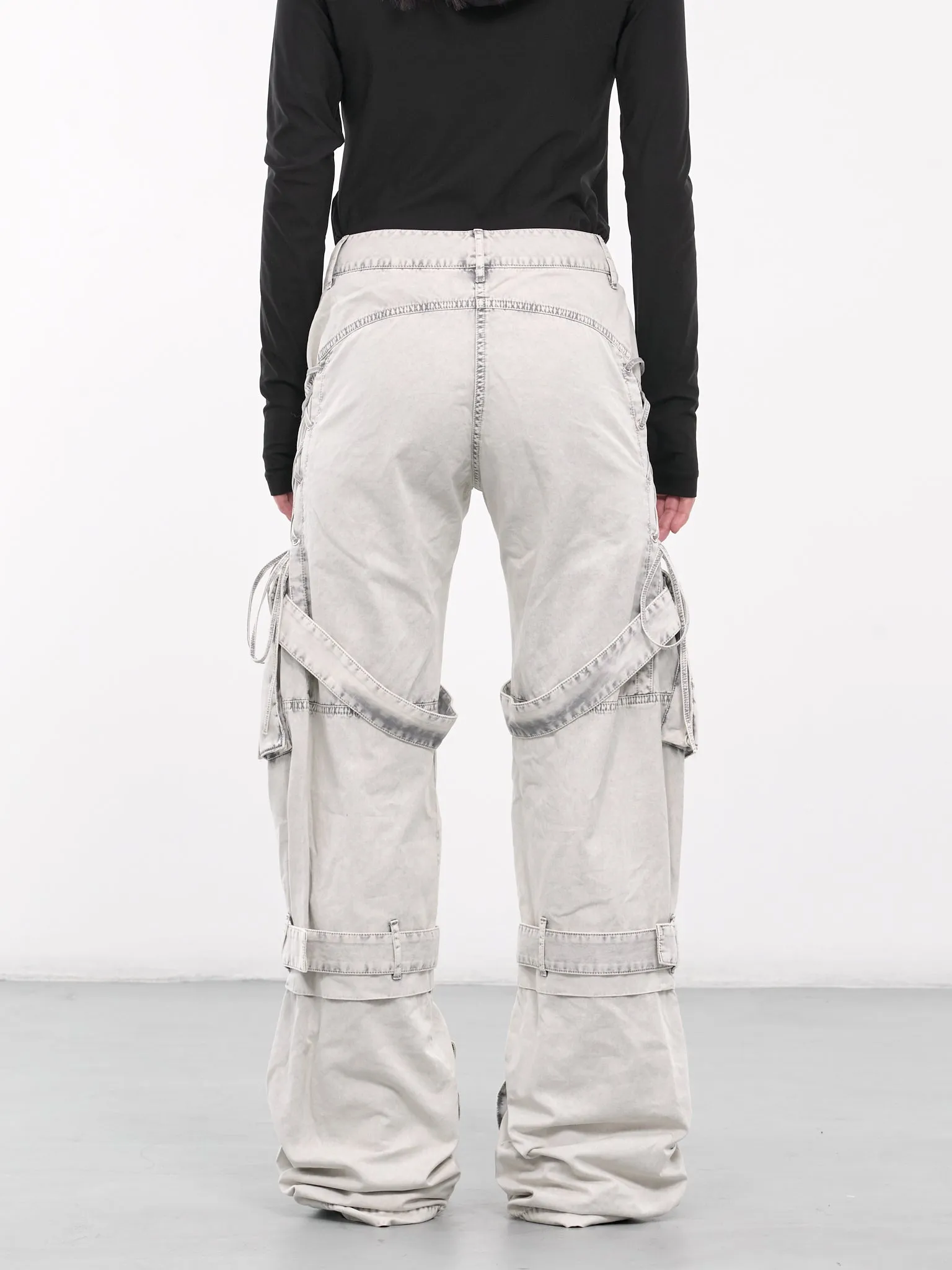 Cargo Twill Trousers (AK0842-DC6-DUSTY-WHITE)