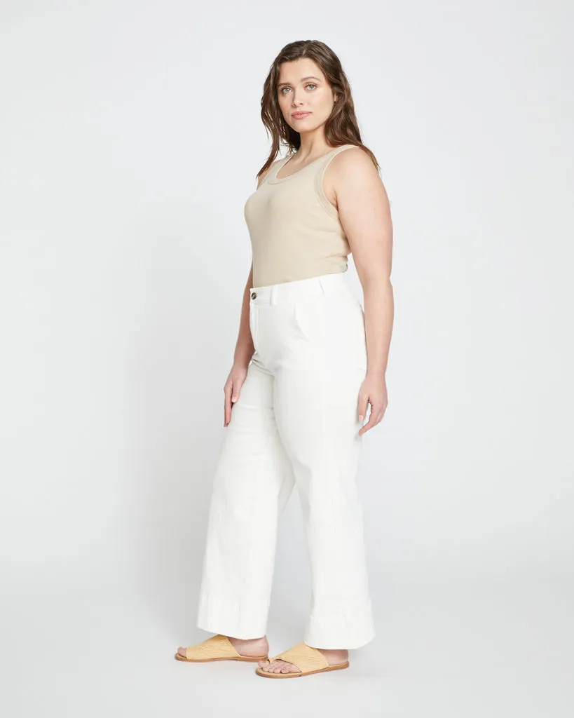 Carol High Rise High Stretch Jeans - White