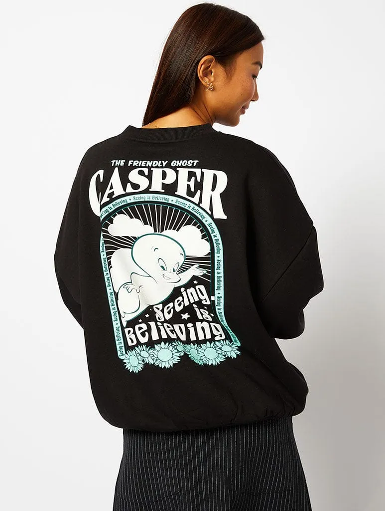 Casper x Skinnydip Black Sweatshirt