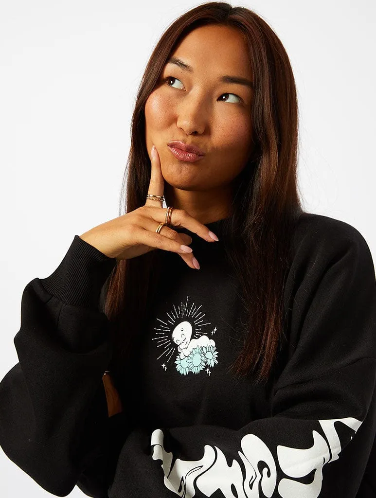 Casper x Skinnydip Black Sweatshirt