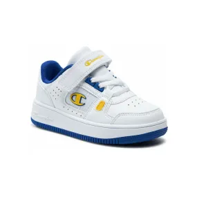 Champion S32857 Rebound Summerized Low Sneakers Bambino Bianco Blu