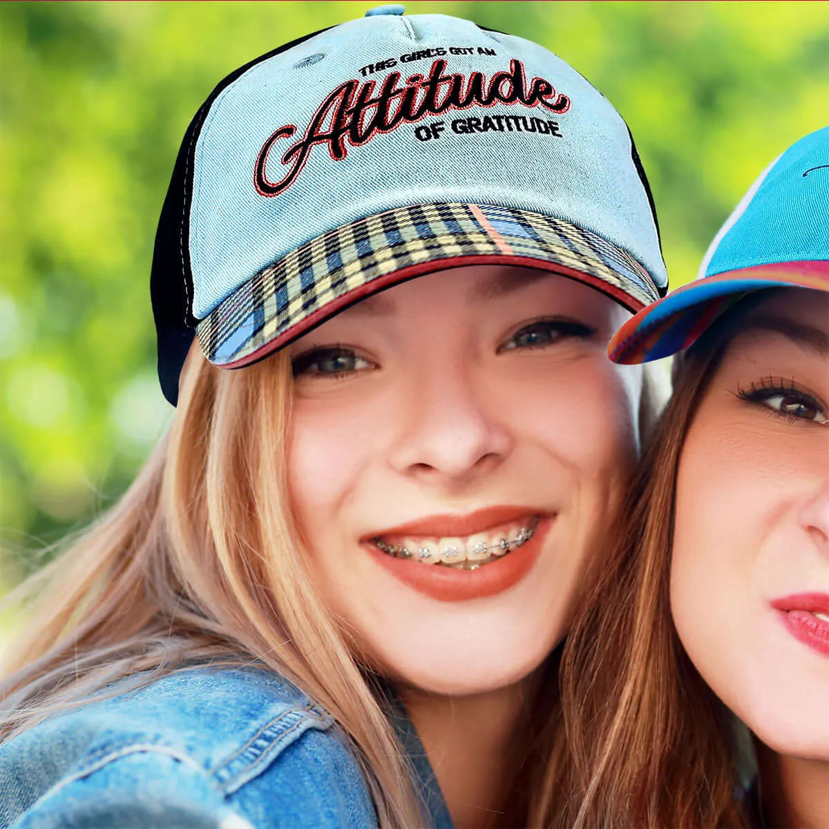 Cherished Girl Womens Cap Attitude Gratitude