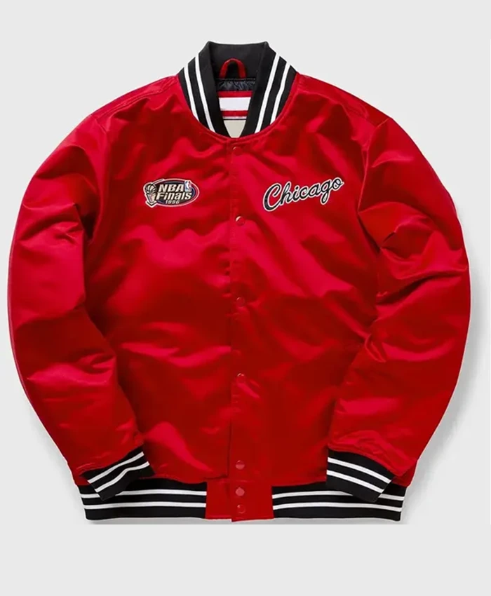 Chicago Bulls Red Varsity Jacket