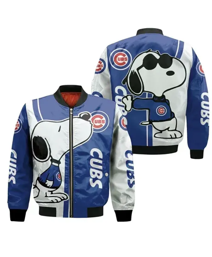 Chicago Cubs Snoopy Bomber Jacket