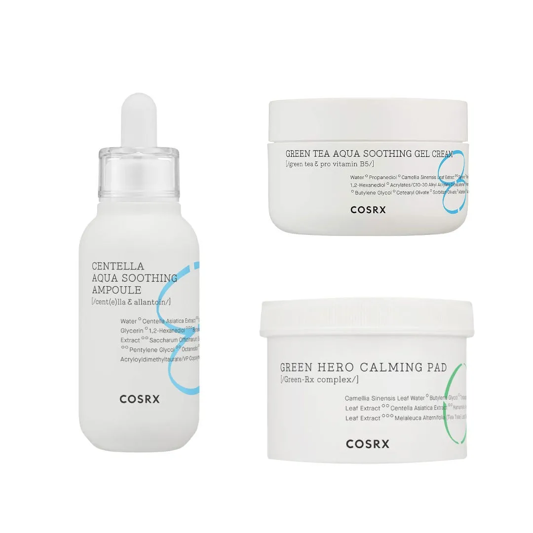 Chicsta Trio Calming and Soothing Set by Cosrx