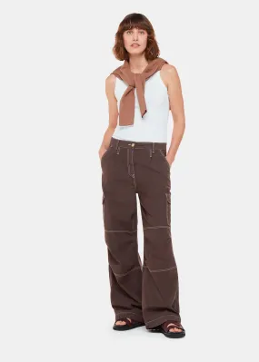 Chocolate Lorna Cargo Trousers