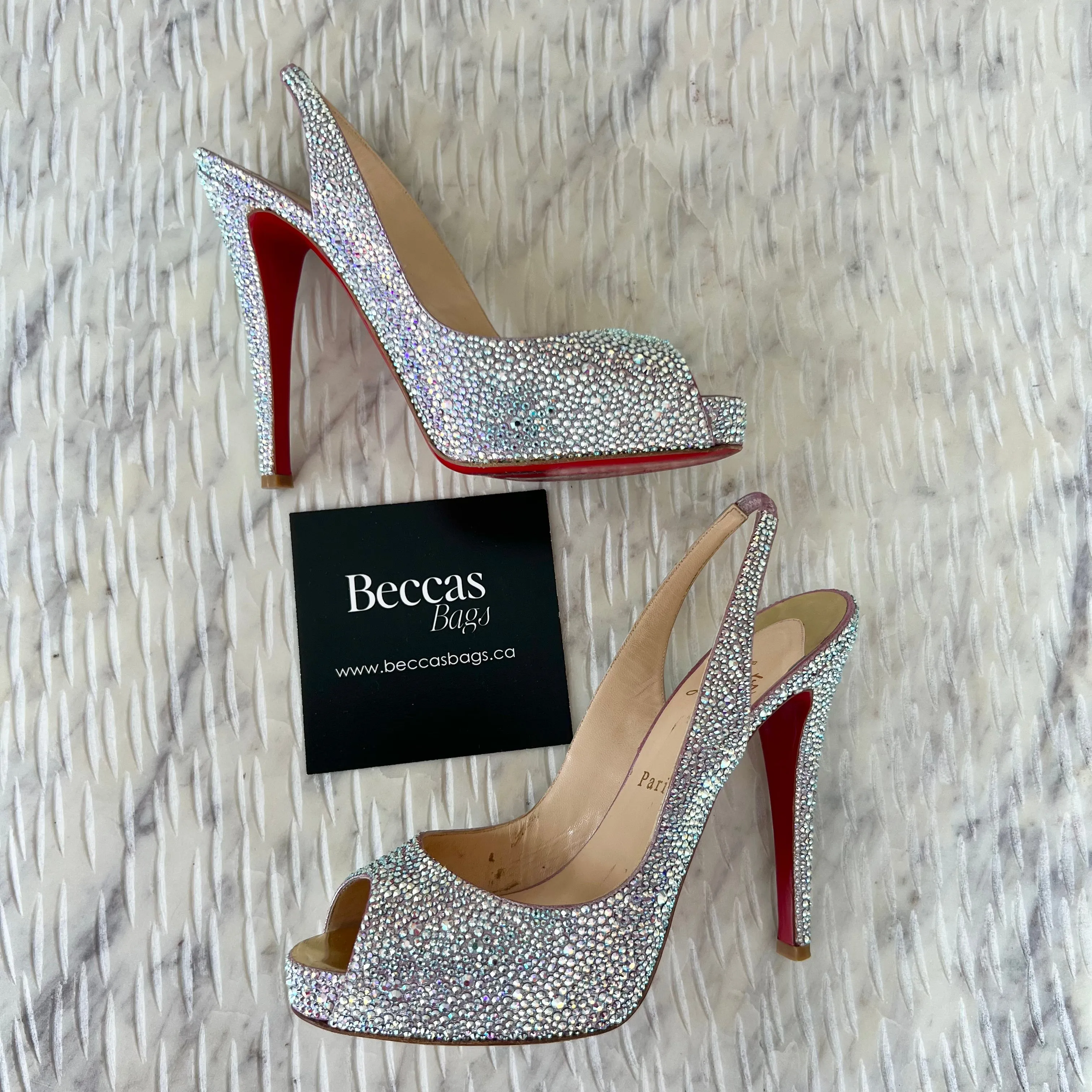 Christian Louboutin Aurora Boreale Strass Very Riche 120 Platform Pumps