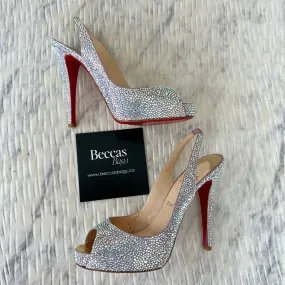 Christian Louboutin Aurora Boreale Strass Very Riche 120 Platform Pumps