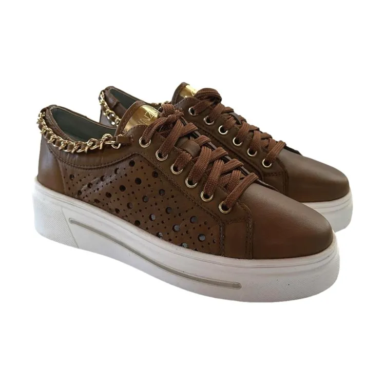 Cinzia Soft IV1021472 Leather Lace-Up Sneakers