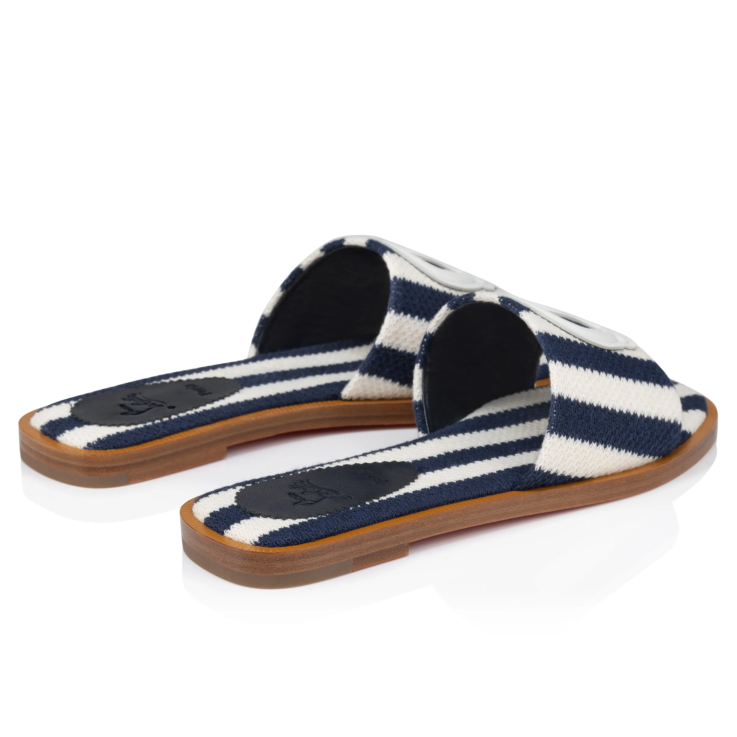 CL Mule Mules - Malha printed fabric - Blue - Women