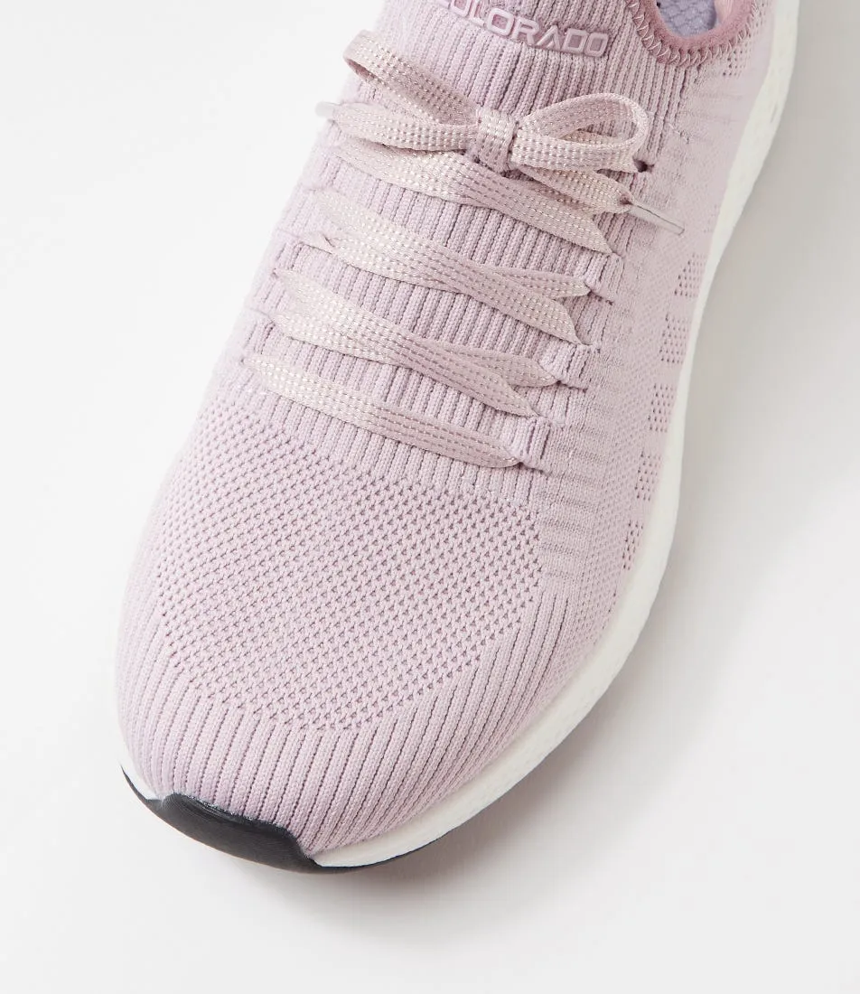 COLORADO Lunar Mauve Knit Sneakers