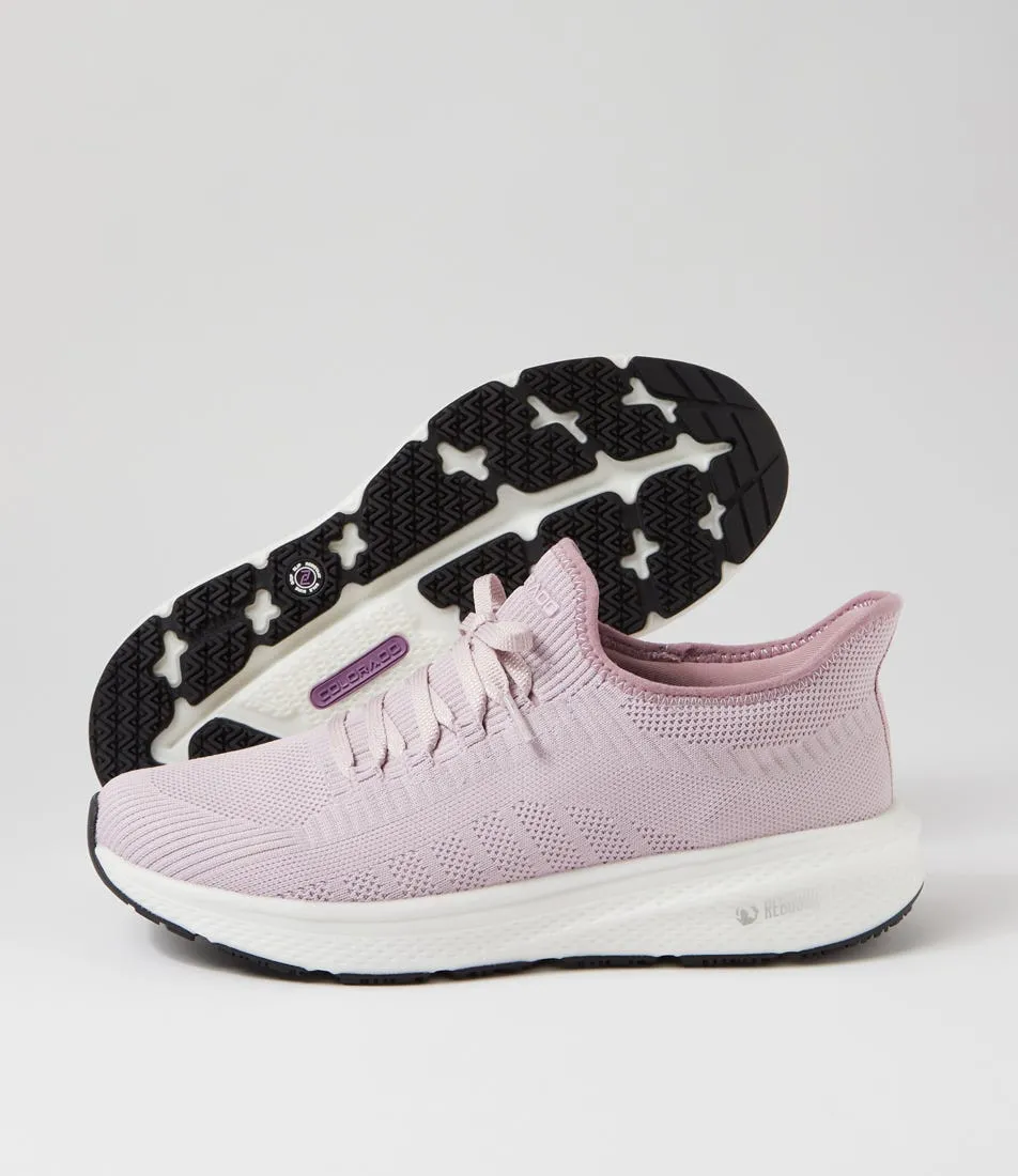 COLORADO Lunar Mauve Knit Sneakers