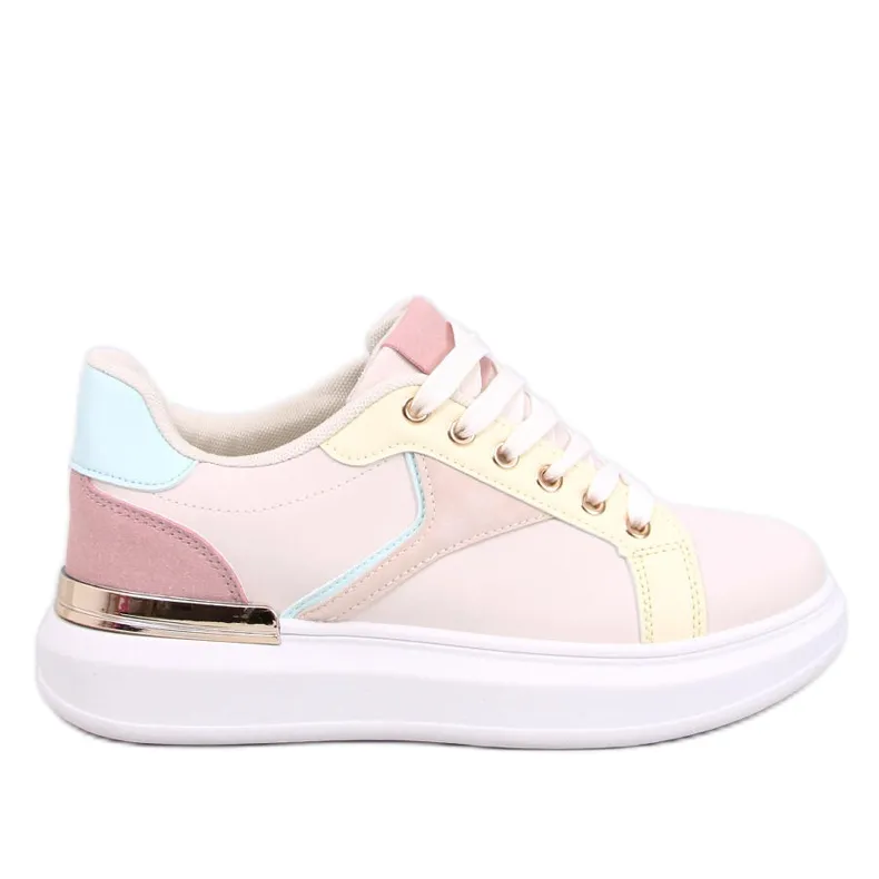 Colorful Flocks Multi sneakers beige