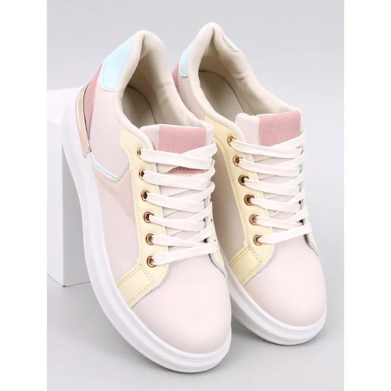 Colorful Flocks Multi sneakers beige