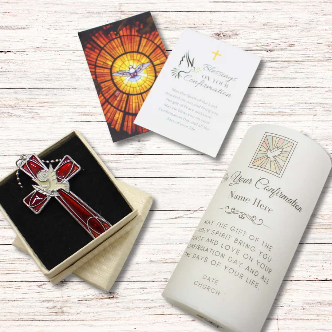 Confirmation Gift Set 8 - Sacred Catholic presents for confirmation ceremony.