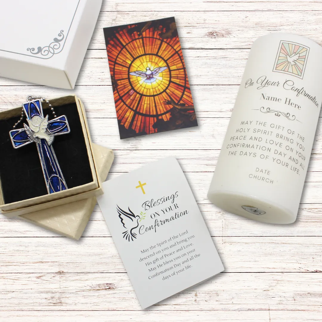 Confirmation Gift Set 8 - Sacred Catholic presents for confirmation ceremony.