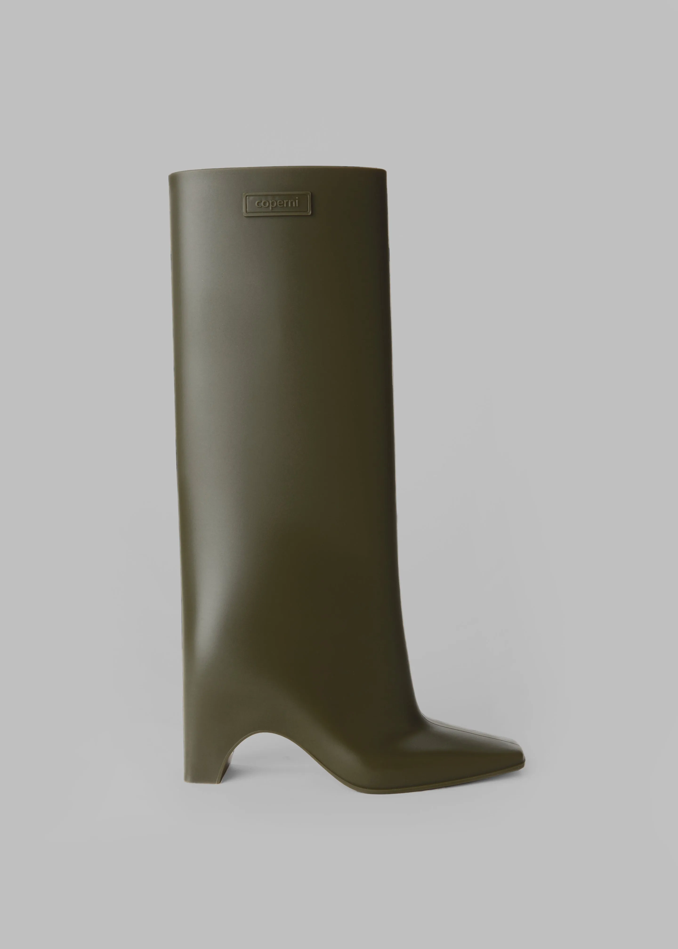 Coperni Rubber Bridge Boots - Green