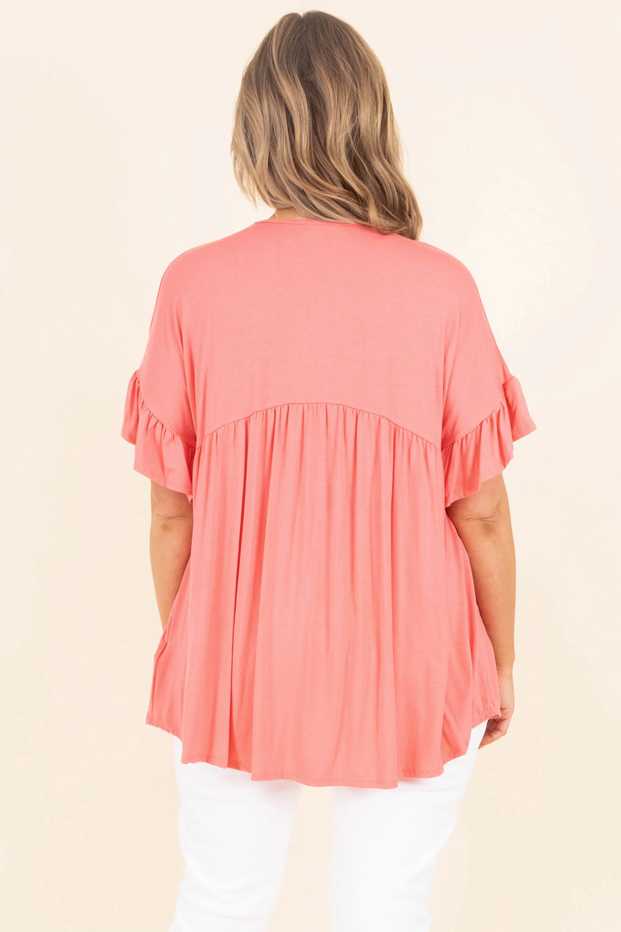 Coral Bittersweet Beginnings Top