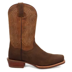 Creed Embroidered Square Toe Cowboy Boots