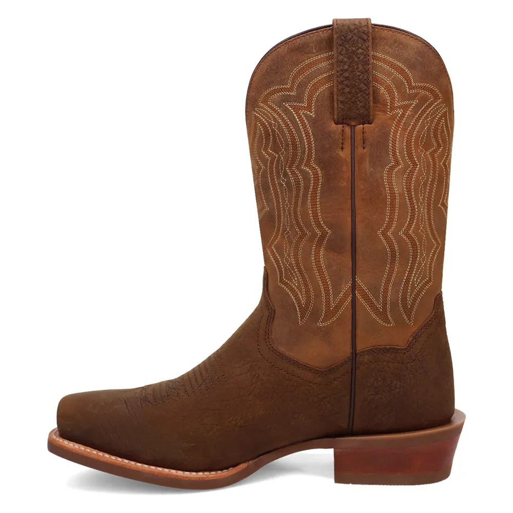 Creed Embroidered Square Toe Cowboy Boots