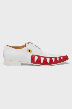 CROCODILE SHOES WHITE