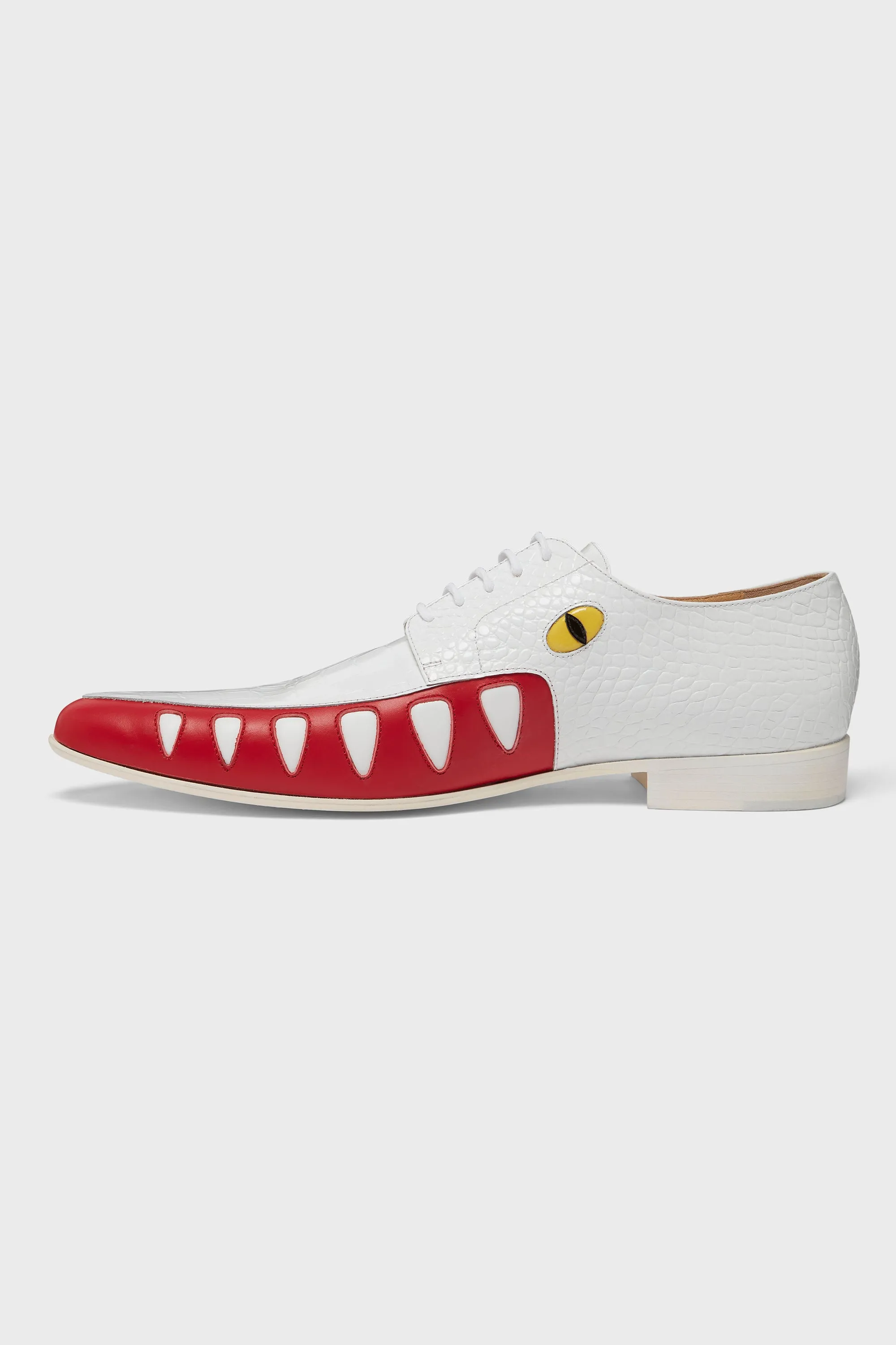 CROCODILE SHOES WHITE