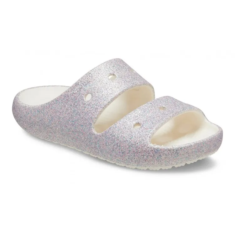 Crocs Kids Classic Glitter Sandal 2 with Bambino Glitter