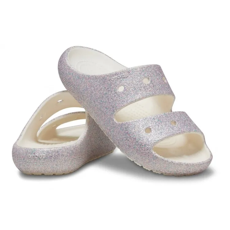 Crocs Kids Classic Glitter Sandal 2 with Bambino Glitter