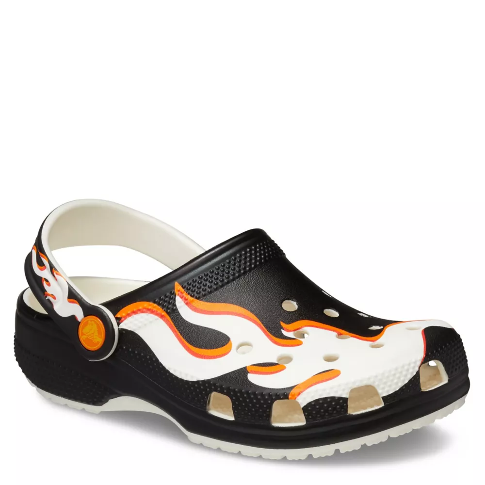 CROCS  BOYS LITTLE-BIG KID CLASSIC GLOW FLAME CLOG