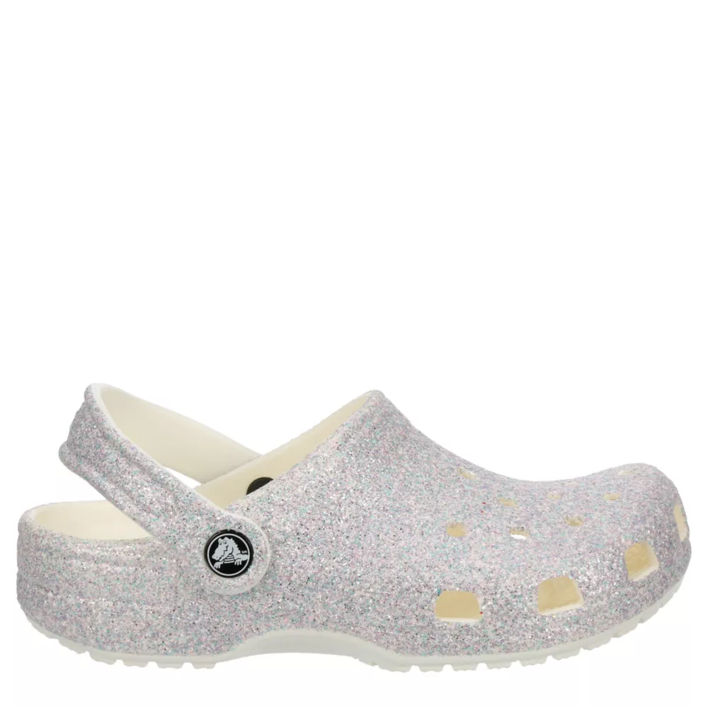 CROCS  GIRLS LITTLE-BIG KID CLASSIC GLITTER CLOG