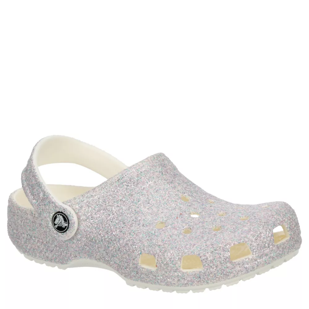 CROCS  GIRLS LITTLE-BIG KID CLASSIC GLITTER CLOG