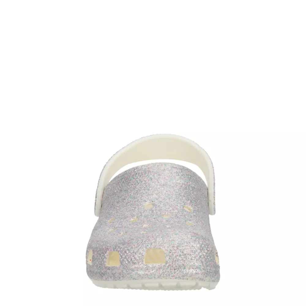 CROCS  GIRLS LITTLE-BIG KID CLASSIC GLITTER CLOG