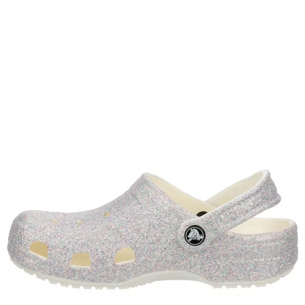 CROCS  GIRLS LITTLE-BIG KID CLASSIC GLITTER CLOG