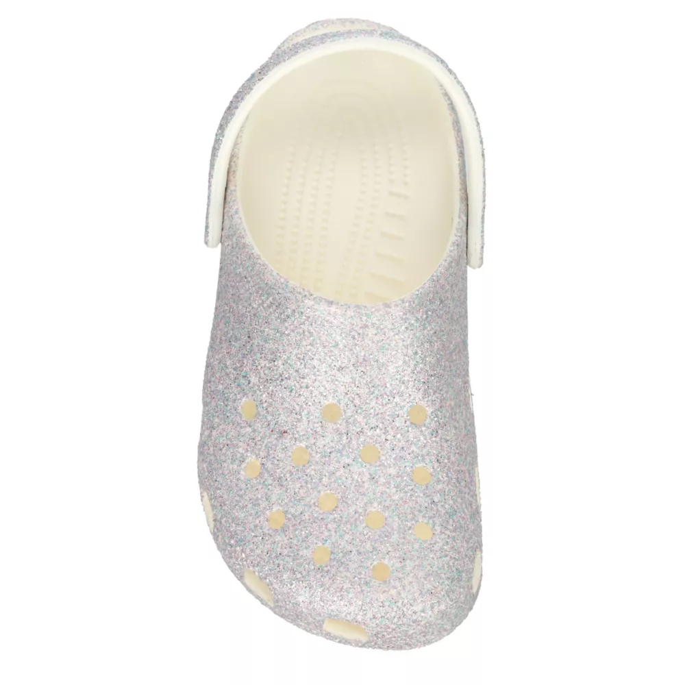 CROCS  GIRLS LITTLE-BIG KID CLASSIC GLITTER CLOG