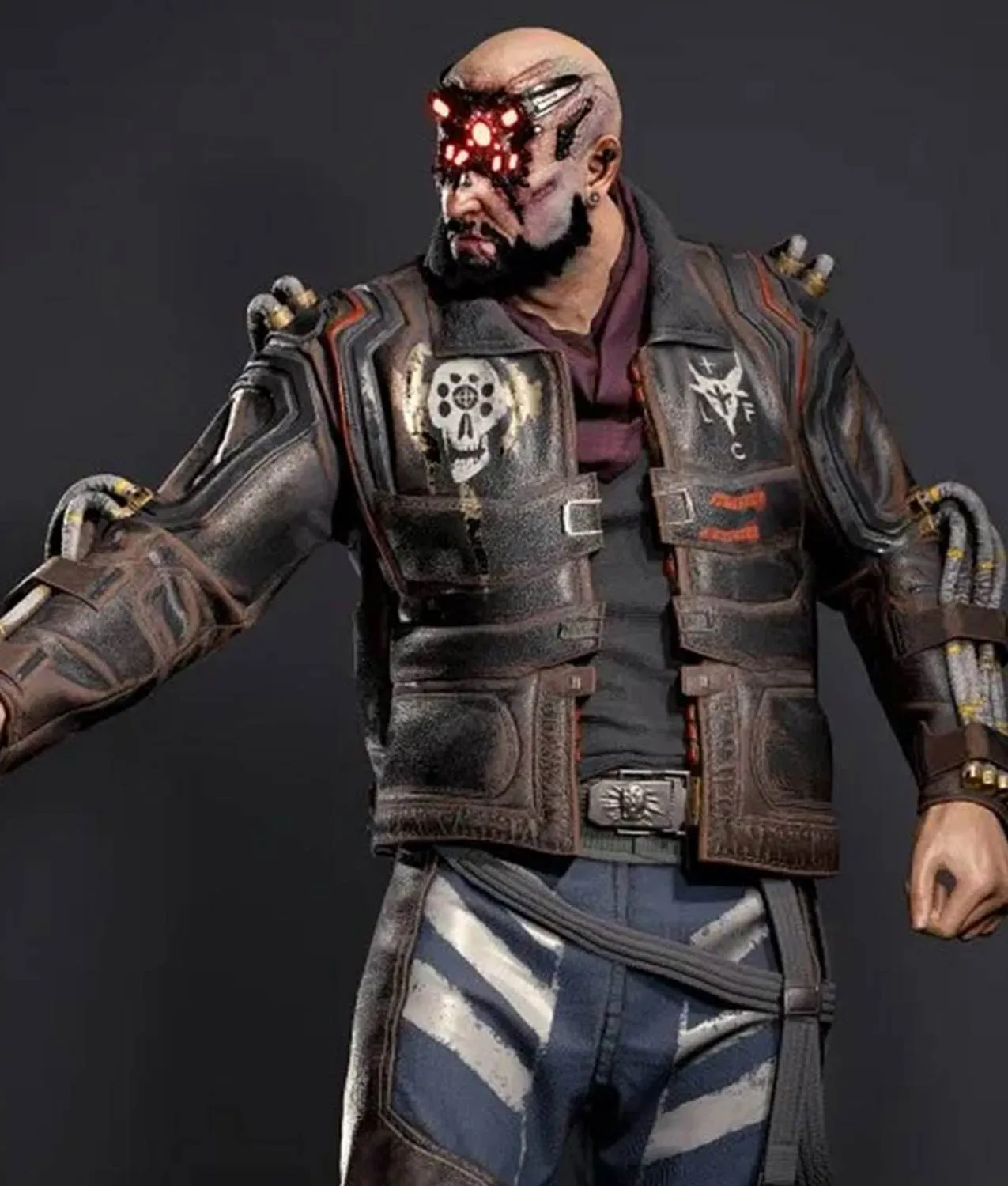 Videogame Royce Leather Jacket from Cyberpunk 2077