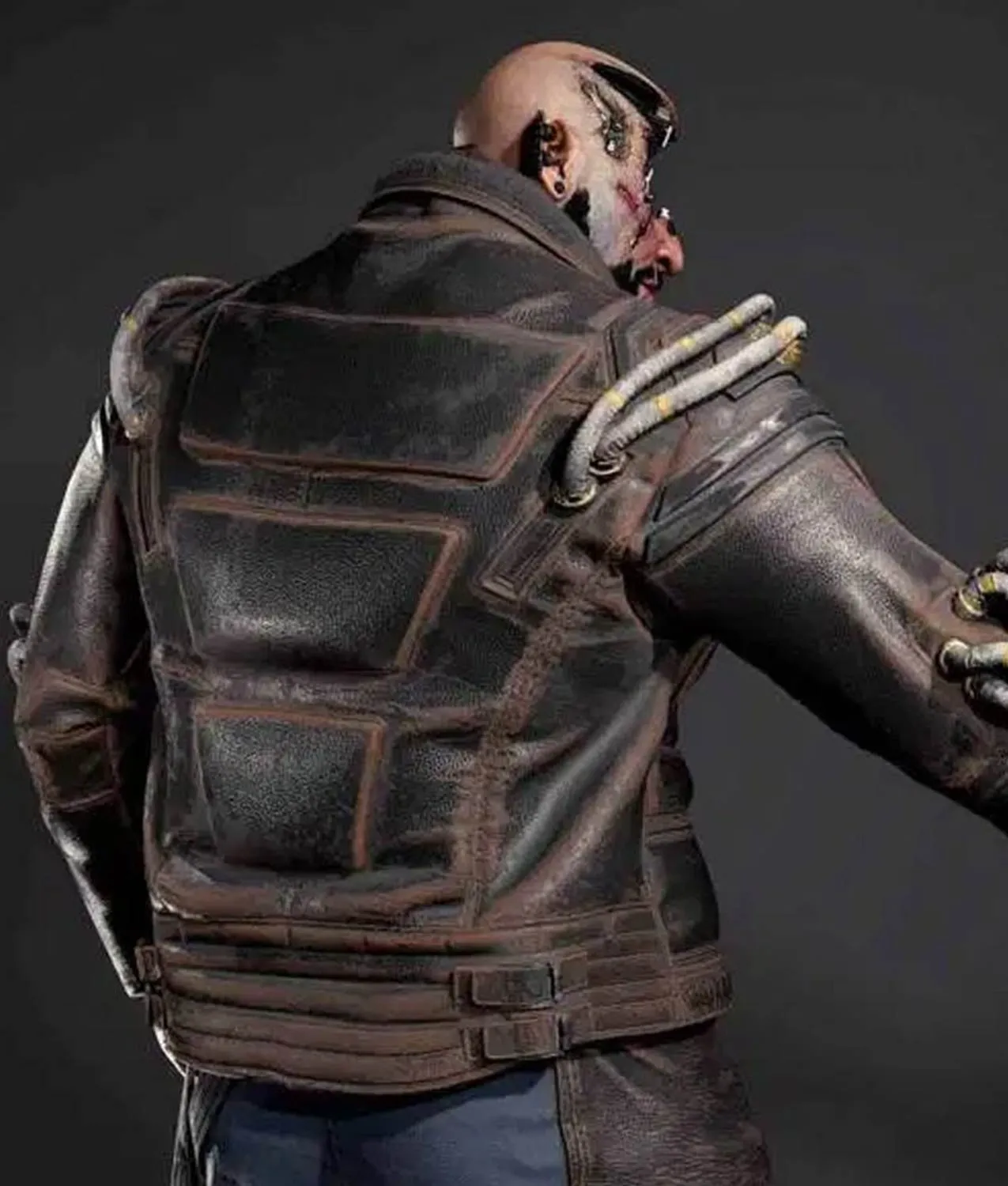 Videogame Royce Leather Jacket from Cyberpunk 2077