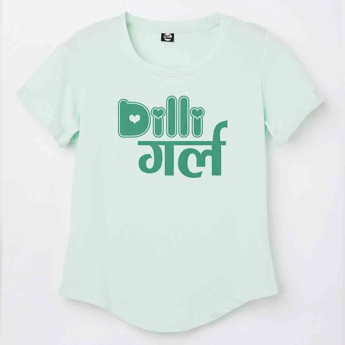 Delhi City Tshirts For Women  - Dilli Girl