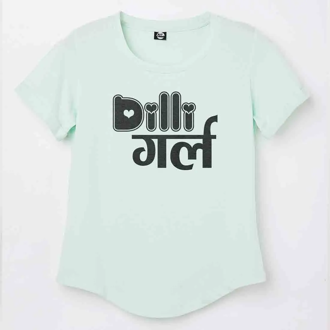 Delhi City Tshirts For Women  - Dilli Girl