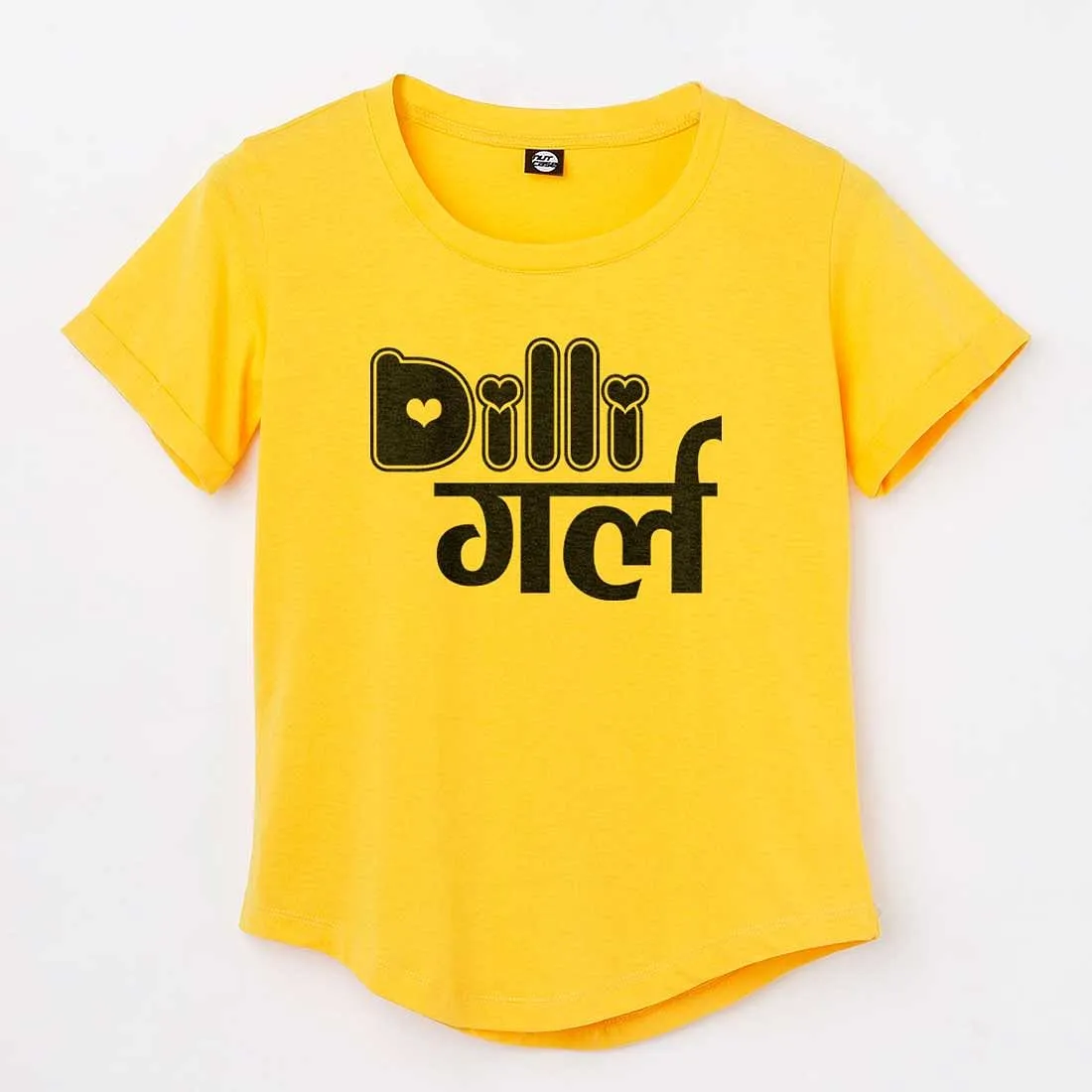 Delhi City Tshirts For Women  - Dilli Girl