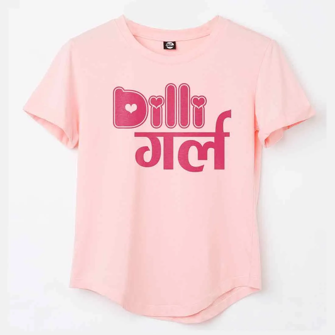 Delhi City Tshirts For Women  - Dilli Girl