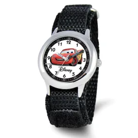 Disney Boys Cars Lightning McQueen Watch Black Strap Time Teacher