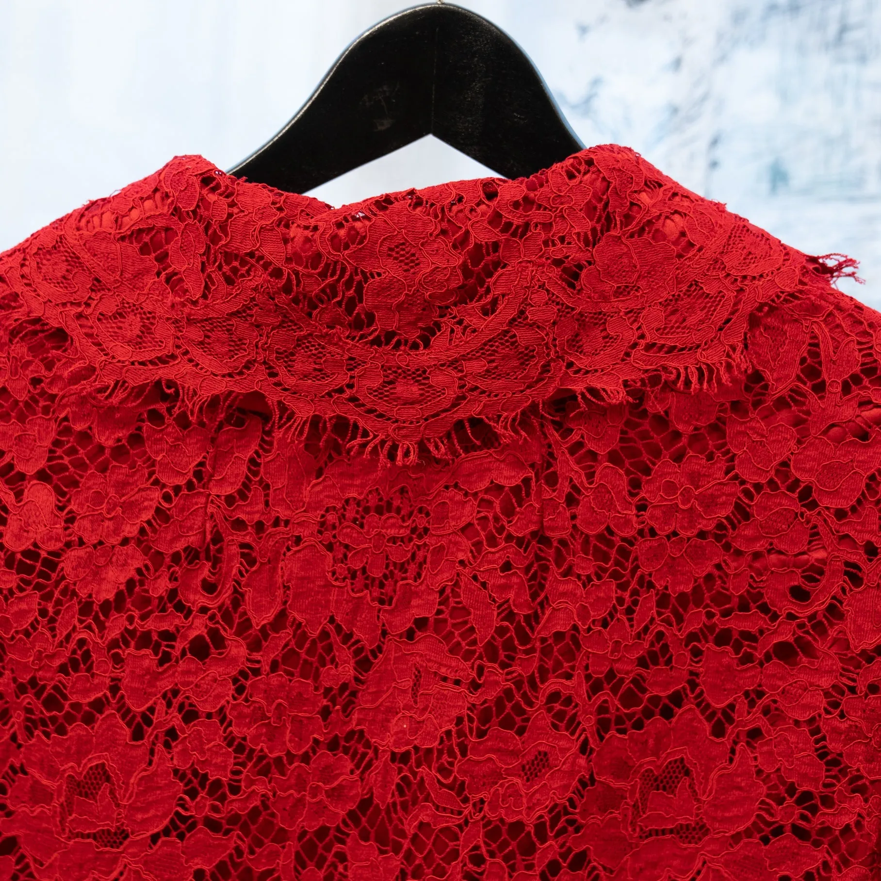 Dolce Gabbana red lace jacket TWS