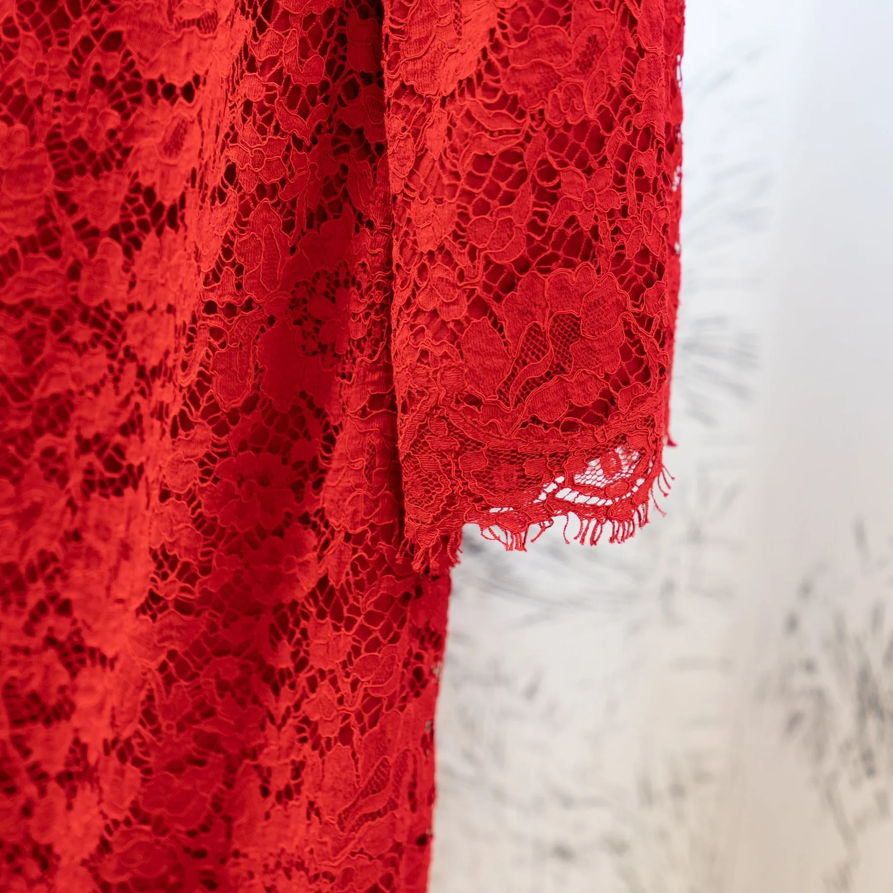 Dolce Gabbana red lace jacket TWS