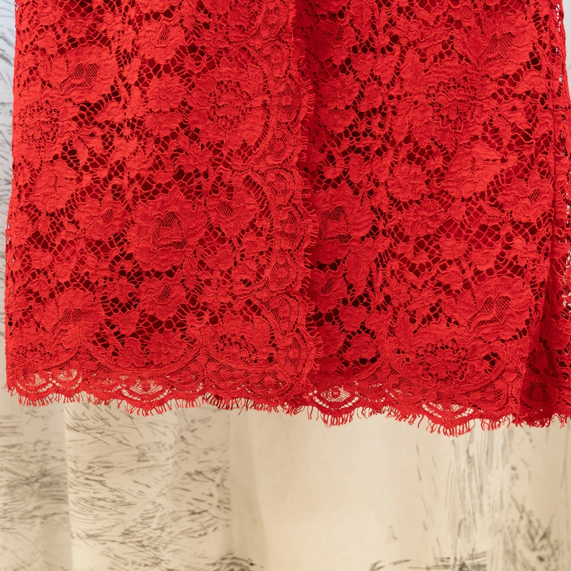 Dolce Gabbana red lace jacket TWS