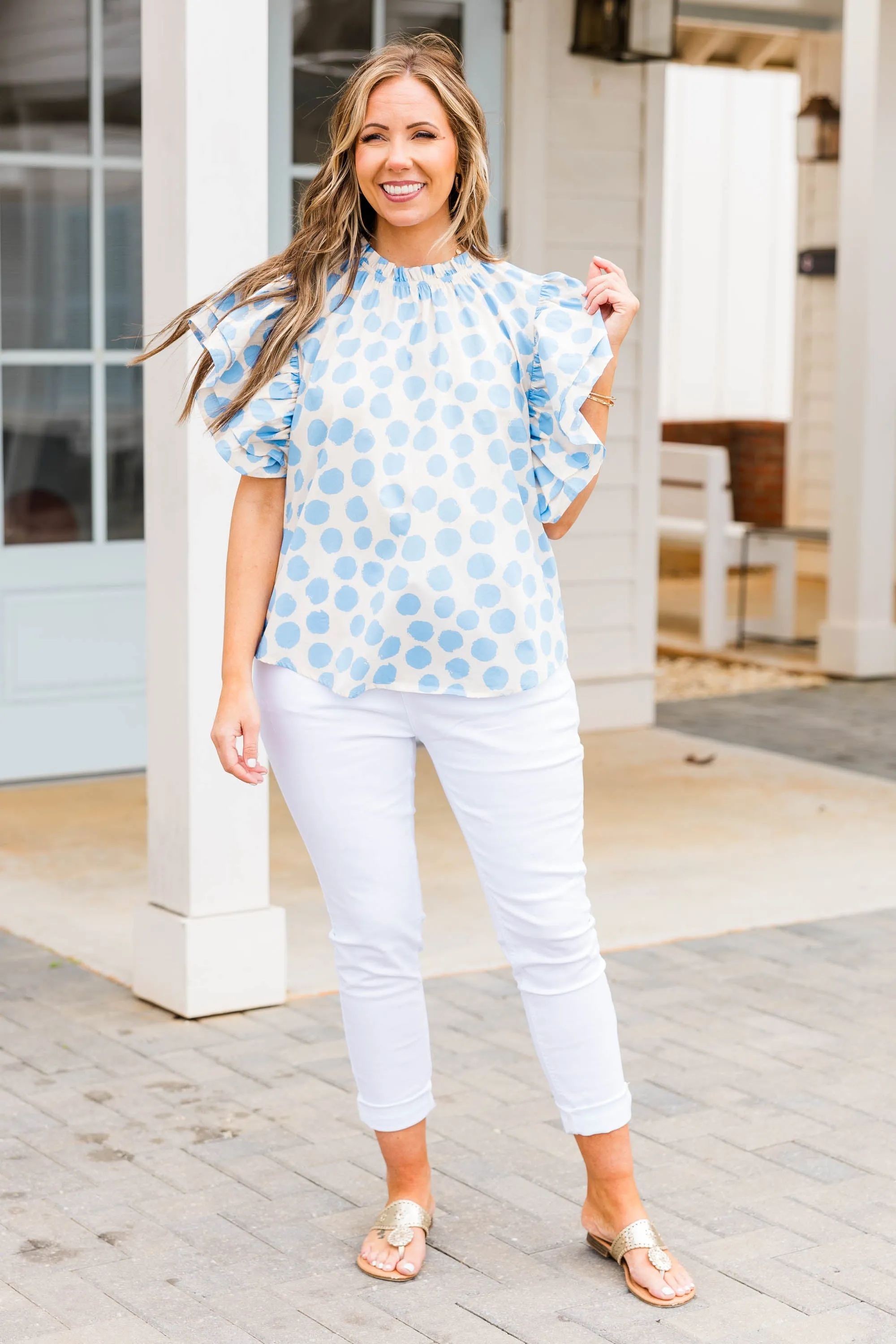 Blue I's Top, Dotting