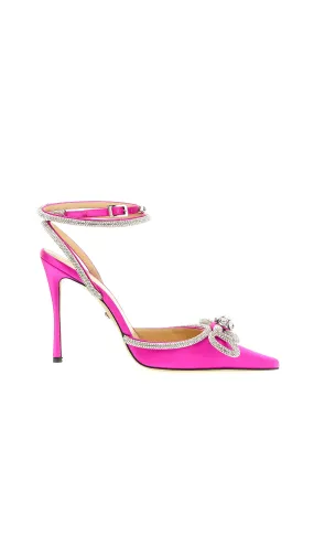 Fuchsia Double Bow Pumps