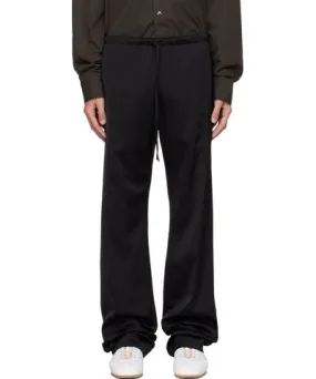 Dries Van Noten Black Drawstring Trousers