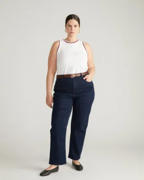 Ella High Rise Straight Leg Jeans - Balearic Blue